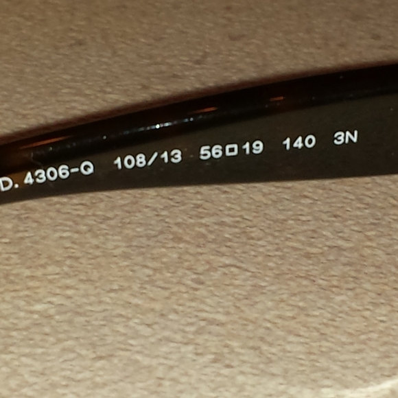 ?HP? Versace Womens Sunglasses Tortoise Frame Gold Accent Rose Mauve Oversized main image 2